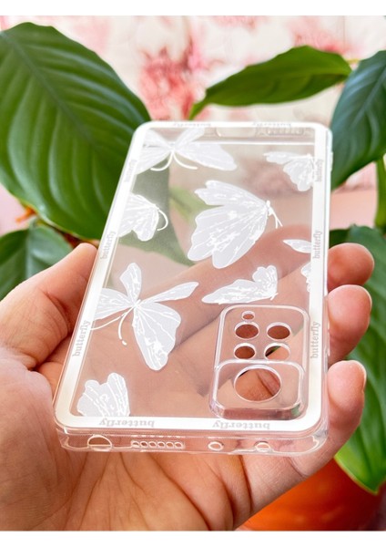 Xiaomi Redmi Note 11 Pro/12 Pro 4g Kılıf Tasarımlı Desenli Kamera Korumalı Şeffaf Kelebek Silikon Kapak indirimleri