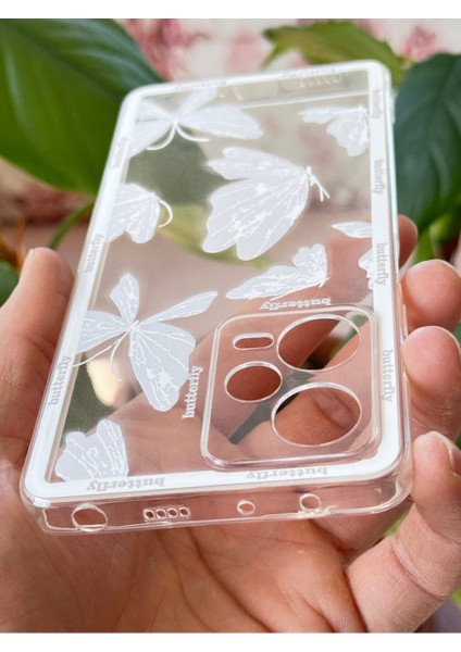 Xiaomi Redmi Note 12 Pro 5g Uyumlu Kılıf Tasarımlı Desenli Kamera Korumalı Şeffaf Kelebek Kapak fırsatları