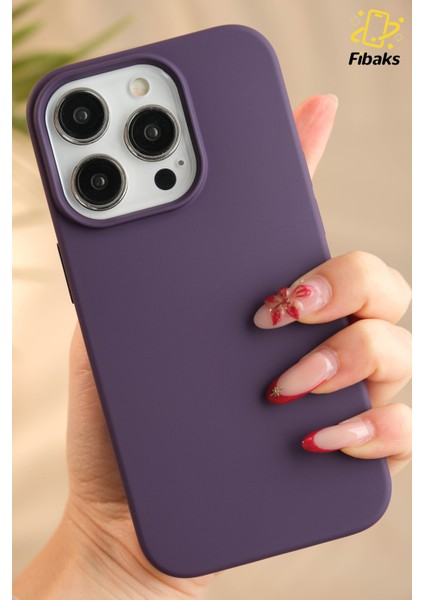 iPhone 14 Pro Kılıf İçi Kadife Lansman Renkli Yumuşak Silikon Kapak