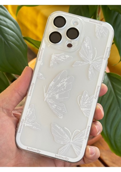 Apple iPhone 12 Pro Max Kılıf Tasarımlı Desenli Kamera Korumalı Şeffaf Kelebek Yumuşak Silikon Kapak fiyatları