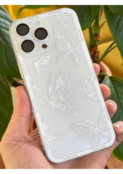 Apple iPhone 12 Pro Max Kılıf Tasarımlı Desenli Kamera Korumalı Şeffaf Kelebek Yumuşak Silikon Kapak fırsatları
