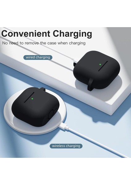 Airpods 4. Nesil 2024 Uyumlu Kulaklık Kılıfı Askı Aparatlı Yumuşak Silikon Koruyucu Kılıf modelleri