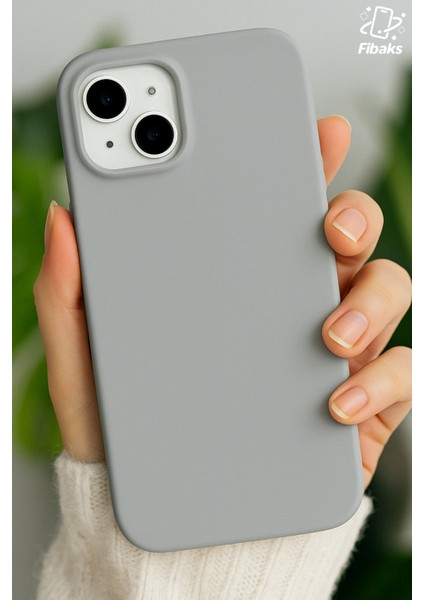 Apple iPhone 15/14/13 Kılıf Kadife Lansman Soft Yumuşak Liquid Silikon Kamera Korumalı Kapak