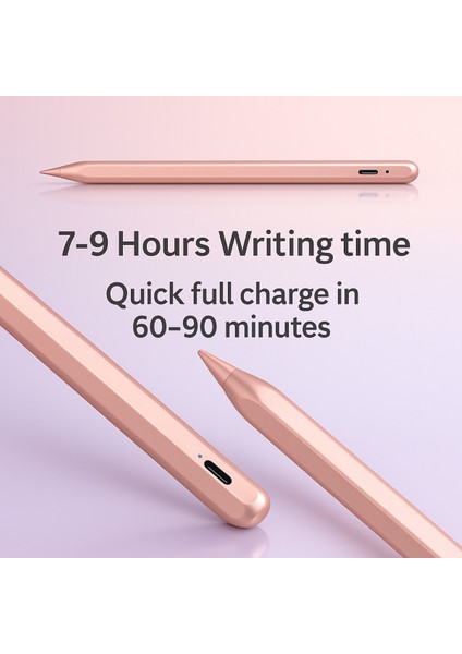 Apple iPad A16 Air 6/7/8/9/10/11/12. Nesil Avuç Içi Red Palm Rejection Tablet Kalemi Stylus Yazı Çizim 2 Uç fiyatları