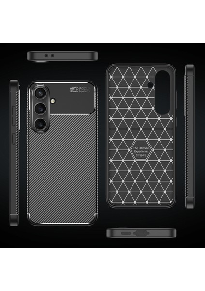 Samsung Galaxy S24 Fe Kılıf Kamera Çıkıntılı Karbon Fiber Desenli Renk Atmaz Koruyucu Kapak fırsatları