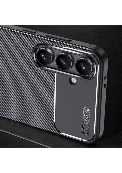Samsung Galaxy S24 Fe Kılıf Kamera Çıkıntılı Karbon Fiber Desenli Renk Atmaz Koruyucu Kapak indirimleri