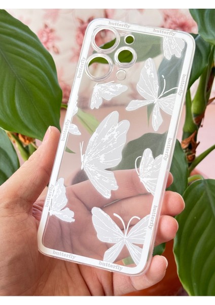 Xiaomi Redmi 12 4g Uyumlu Kılıf Tasarımlı Desenli Kamera Korumalı Şeffaf Kelebek Esnek Yumuşak Silikon Kap modelleri