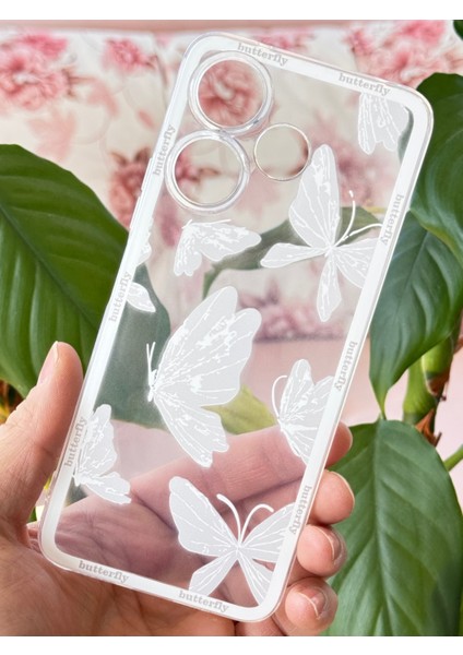 Xiaomi Redmi 13 Kılıf Şeffaf Kelebek Tasarımlı Desenli Kamera Korumalı Yumuşak Silikon Kapak fiyatları