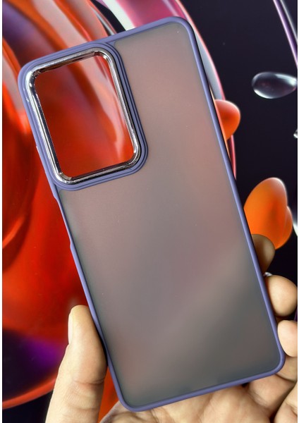 Xiaomi Redmi Note 12 Pro 5g Kılıf Metal Çerçeve Hassas Butonlu Renkli Buzlu Şeffaf Transparan Kapak fiyatları