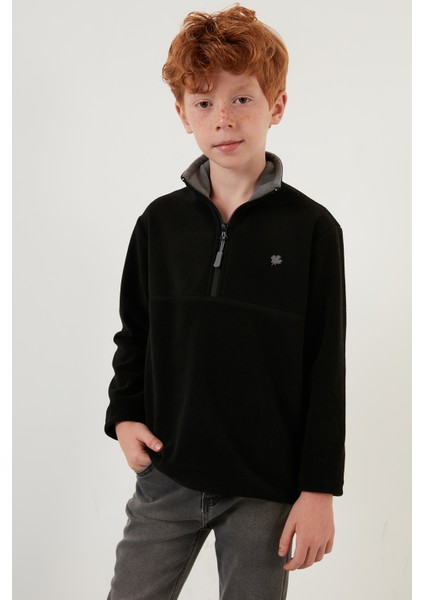 Yumuşak Dokulu Fermuarlı Dik Yaka Şardonlu 2'li Paket Polar Çocuk Polar 5905002S2 modelleri