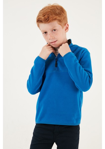 Yumuşak Dokulu Fermuarlı Dik Yaka Şardonlu 2'li Paket Polar Çocuk Polar 5905002S2 fırsatları