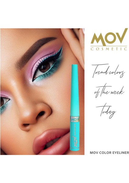 Likit Eyeliner – Turkuaz, 3,5 G | Suya Dayanıklı, Kalıcı ve Yoğun Pigmentli modelleri