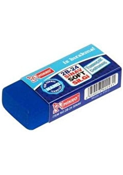 Sınav Silgisi 24 Adet Mavi Renk Ergonomik ve Kaliteli Silme Özelliği fiyatları