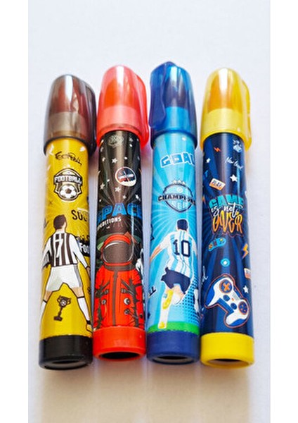 4 Adet Roket Silgi Futbol ve Oyun Temalı Renkli Mikro RK-301 fırsatları