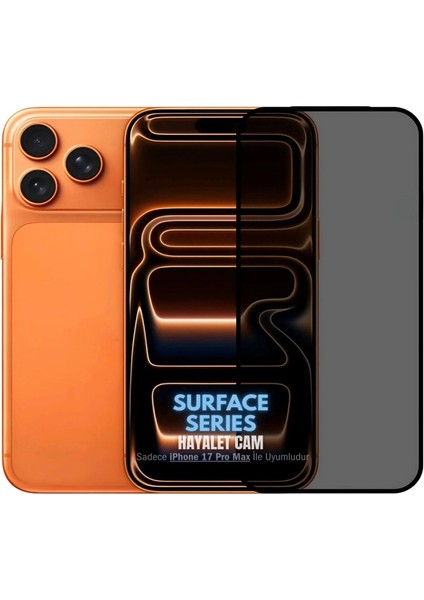 Iphone 17 Pro Hayalet Ekran Koruyucu Antisitatik Cam 360 Kaplama Darbelere Dayanıklı Esnek Cam Hd Görüntü Kalitesi