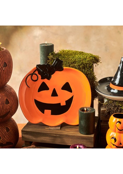 Halloween Pumpkin Servis Tabağı