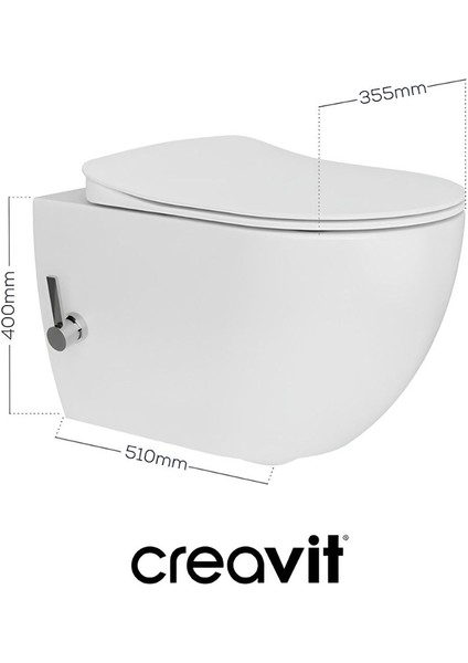 Free Asma Klozet Entegre Taharet Musluklu (Sıcak+Soğuk) Beyaz modelleri