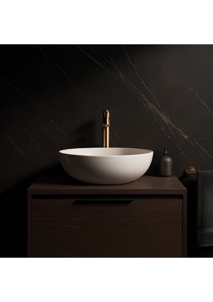 Newart Oval Beyaz Deliksiz Lavabo 42 Cm 5010 fırsatları