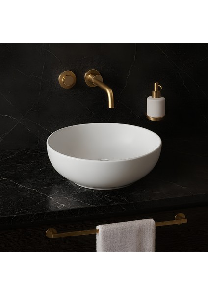 Newart Oval Beyaz Deliksiz Lavabo 42 Cm 5010 indirimleri