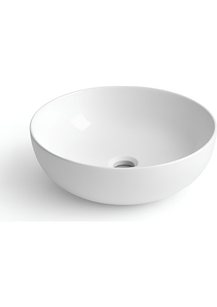 Newart Oval Beyaz Deliksiz Lavabo 42 Cm 5010