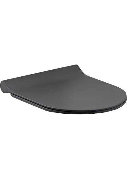 Hill Kanalsız Mat Antrasit Asma Klozet A031291H,Hill Duroplast Yavaş Kapak fiyatları