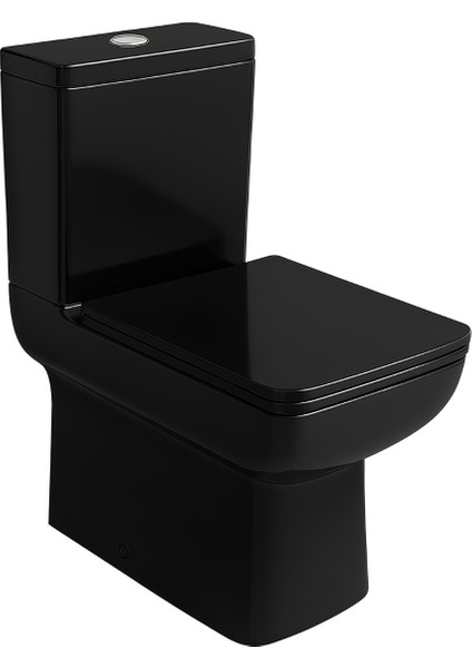 Power Siyah Duvara Sıfır Klozet Takım POW.K022B,Power Duroplast Yavaş Kapak indirimleri