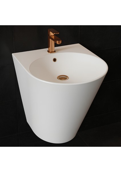 Turavıt İglo Beyaz Delikli Monoblok Lavabo 44 Cm IGL5910 modelleri
