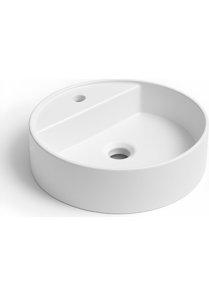 Zunih Beyaz Oval Delikli Lavabo 45 Cm NEW.L049 (5017) indirimleri