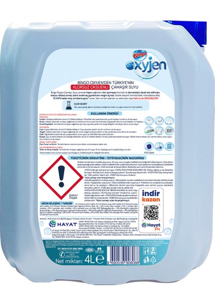 Oksijenli Çamaşır Suyu Okaliptus 4 l fiyatları