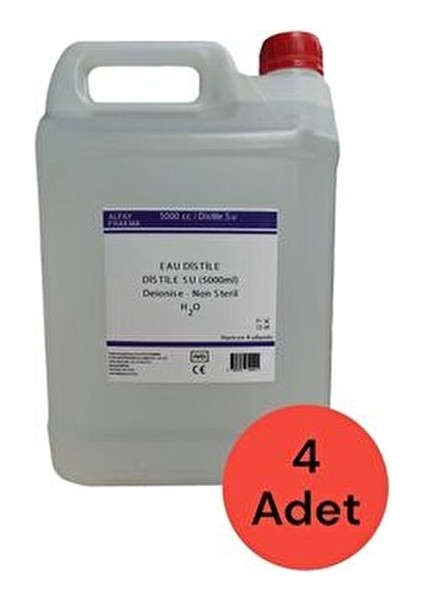 5 Lt Distile Saf Su 4 Adet fiyatları