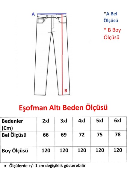 Erkek Büyük Beden Eşofman Altı Beli Lastikli Battal indirimleri