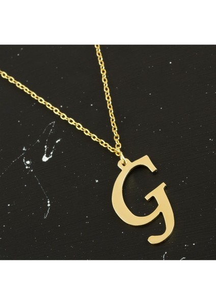 Ds-Derin Prinç Harfli Kolye-G