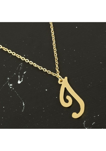 Ds-Derin Prinç Harfli Kolye-J