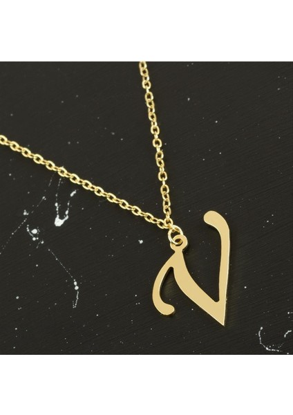 Ds-Derin Prinç Harfli Kolye-V