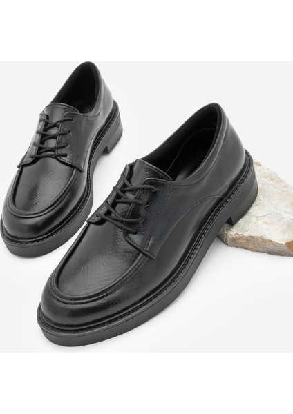 Kadın Oxford Ayakkabı Bağcıklı Maskülen Günlük Ayakkabı Nesan