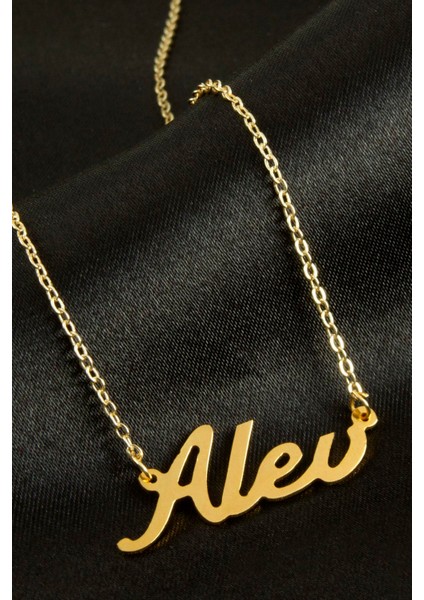 Ds-Derin Alev Isimli Kolye -Sarı