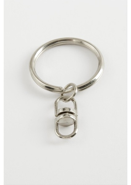 Ds-Derin Fır Döndü Metal Anahtarlık Aparatı-Gümüş Rengi fiyatları