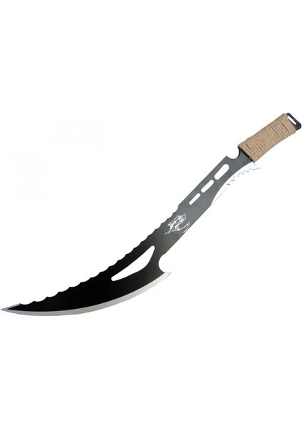 Dekoratif Azrail Kılıcı 70 Cm, Hasır Ip Saplı, Keskin Değildir