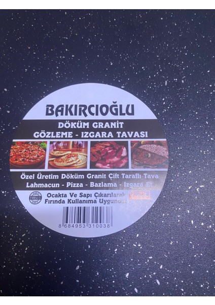 Çift Taraflı Döküm Gözleme Bazlama Izgara Tavası indirimleri