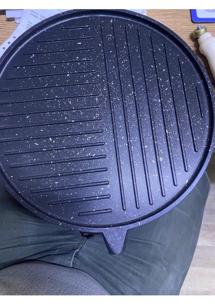 Çift Taraflı Döküm Gözleme Bazlama Izgara Tavası