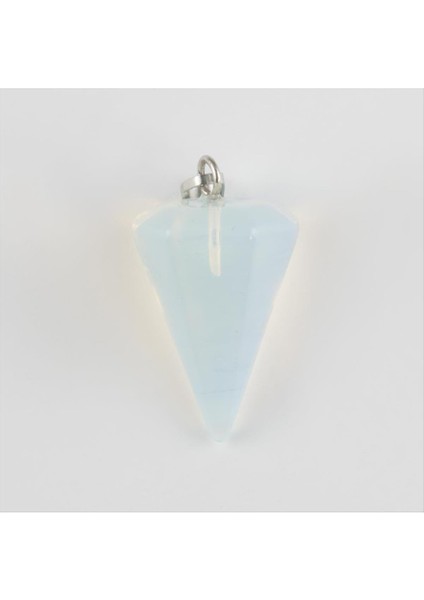 Ds-Derin Aytaşı Pandül Doğaltaş Kolye Ucu-Açık Mavi