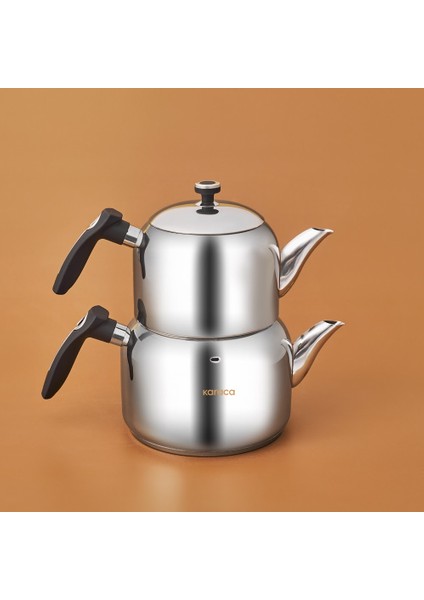 Asiye Maxi Çaydanlık Takımı Siyah