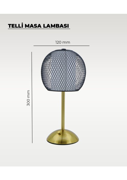 Siyah Telli Masa Lambası - Dokunmatik - 3 Renk Işık fiyatları