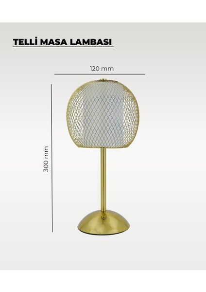 Gold Telli Masa Lambası - Dokunmatik - 3 Renk Işık fiyatları