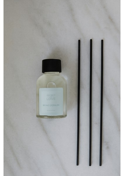2 Li Oda Kokusu Çubuklu Beyaz Çiçekler 50ml fırsatları