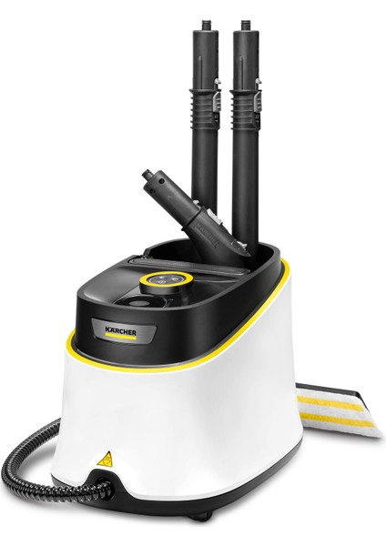 SC 3 Deluxe EasyFix 1900W Buharlı Temizlik Makinesi – Zemin Nozulu, Mikrofiber Bez ve Kireç Önleyici Kartuş ile Çok Amaçlı Ev ve Zemin Temizliği