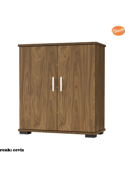 Ayakkabılık 2 Kapaklı Ayakkabı Dolabı Çok Amaçlı Dolap Mutfak Dolabı Ofis Dolabı
