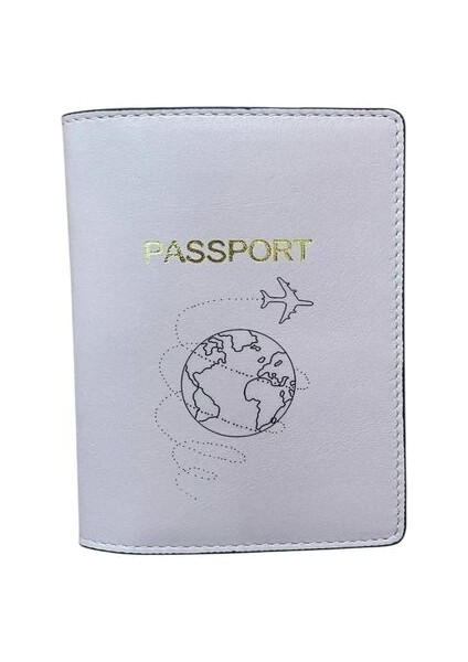 Karikatür Temalı Deri Pasaport Kılıfı