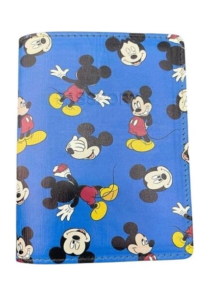 Disney Temalı Deri Pasaport Kılıfı