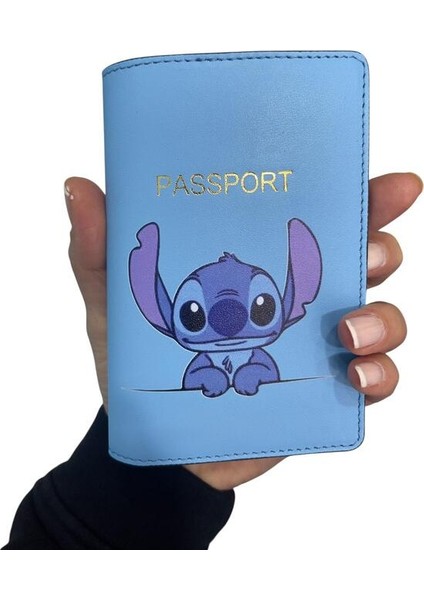 Disney Temalı Deri Pasaport Kılıfı